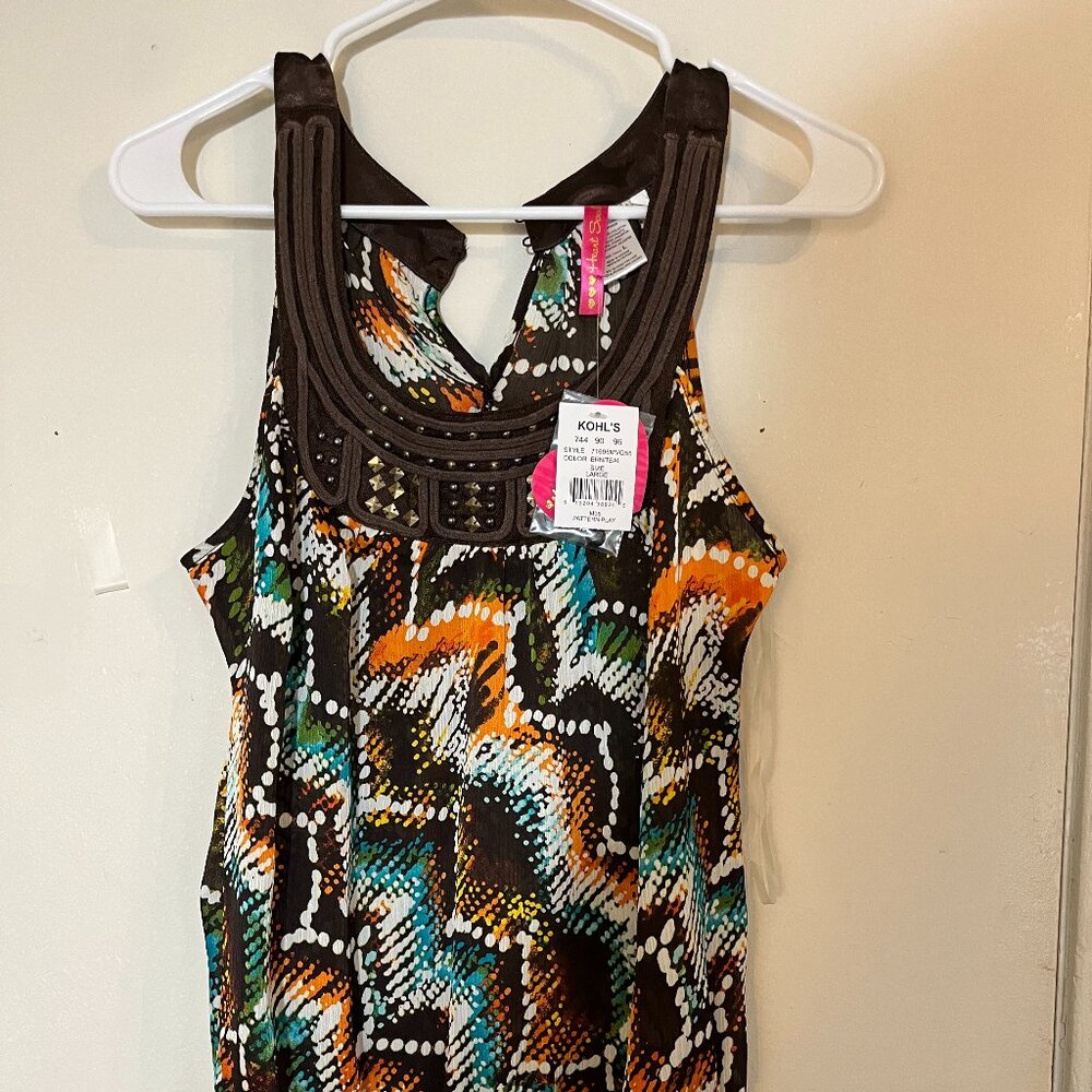 HeartSoul Sleeveless Top NWT Size L